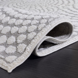 Safavieh Lunara Power Loomed Polyester Runner Rug Neutral Tonal Pile for Hallways and Entryways 5'-3" x 7'-6" LUA312F-5