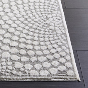 Safavieh Lunara Power Loomed Polyester Runner Rug Neutral Tonal Pile for Hallways and Entryways 9'-0" x 12'-0" LUA312F-9