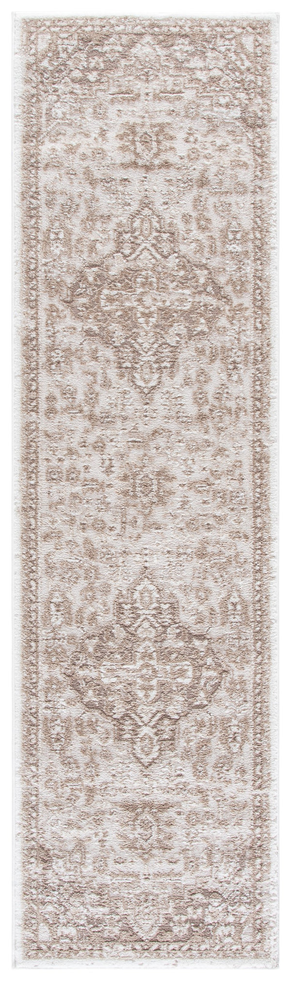 Safavieh Lunara Ivory Beige Square Rug — Low-Profile Power-Loomed Turkish Design, Soft Durable Texture 6'-7" x 6'-7" LUA314A-7SQ