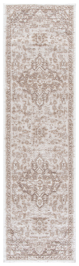 Safavieh Lunara Ivory Beige Power-Loomed Area Rug — Low-Profile, Soft Polyester Pile, Classic Neutral Elegance 5'-3" x 7'-6" LUA314A-5