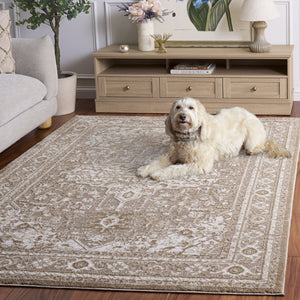 Safavieh Lunara Low-Profile Beige & Grey Runner Rug For Hallways — Durable Power-Loomed Turkish Design, Soft Underfoot 2'-2" x 8'-0" LUA314B-28