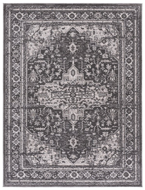 Safavieh Lunara Subtle Grey & Dark Grey Turkish Area Rug — Low-Profile, Power-Loomed, Stain-Resistant Elegance 9'-0" x 12'-0" LUA314F-9