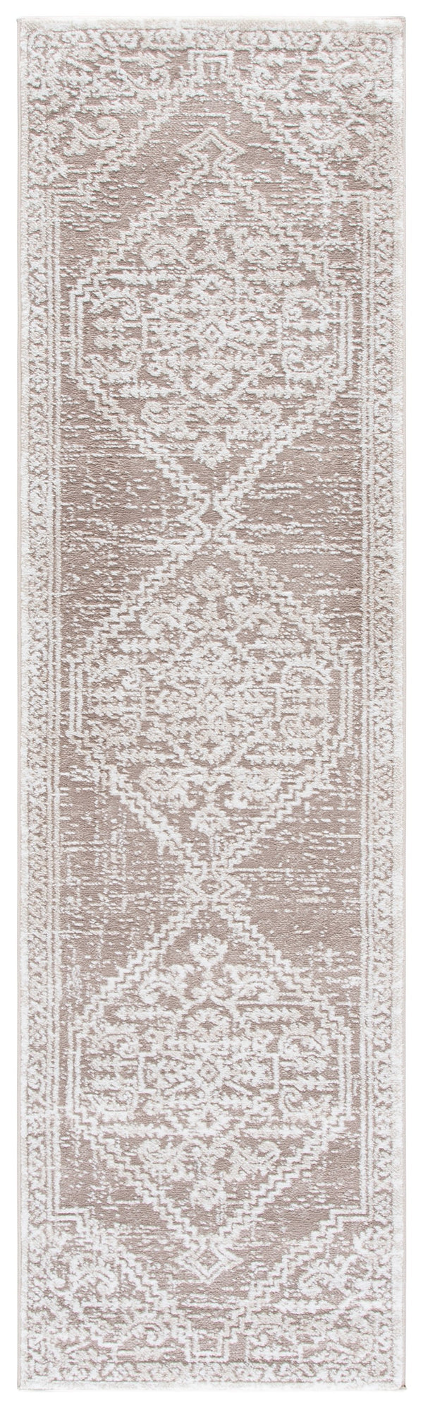 Safavieh Lunara Ivory Beige Square Rug — Low-Profile Power-Loomed Polyester With Jute Backing, Durable Elegance 6'-7" x 6'-7" LUA316B-7SQ