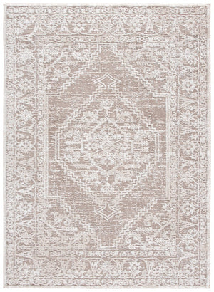 Safavieh Lunara Power Loomed Polyester Area Rug Ivory Beige Traditional Turkish Woven LUA316B-5