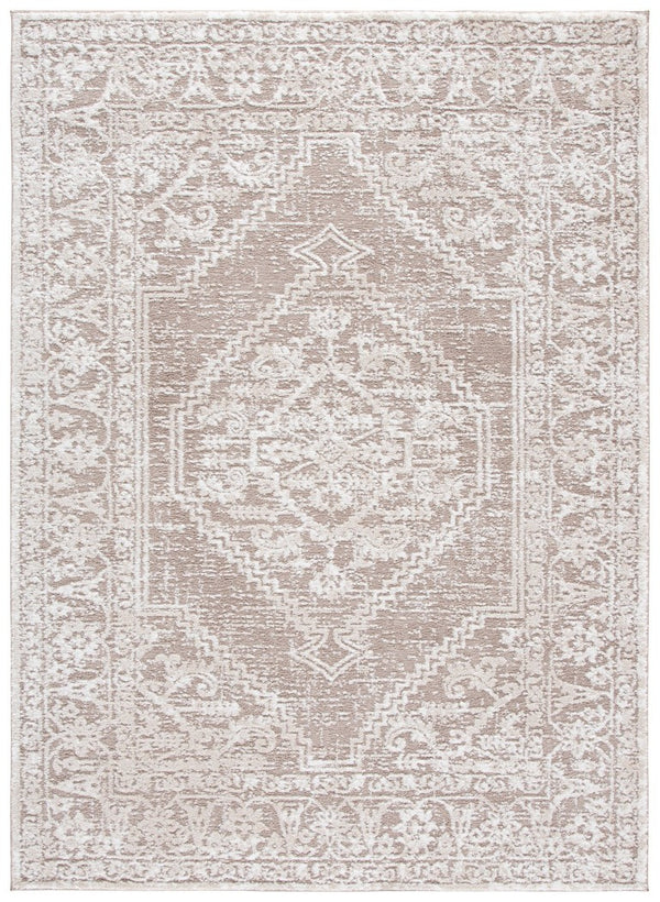 Safavieh Lunara Power Loomed Polyester Area Rug Ivory Beige Traditional Turkish Woven LUA316B-5