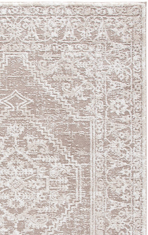 Safavieh Lunara Power Loomed Polyester Area Rug Ivory Beige Traditional Turkish Woven LUA316B-5