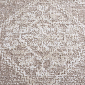 Safavieh Lunara Power Loomed Polyester Area Rug Ivory Beige Traditional Style for Living Rooms LUA316B-8
