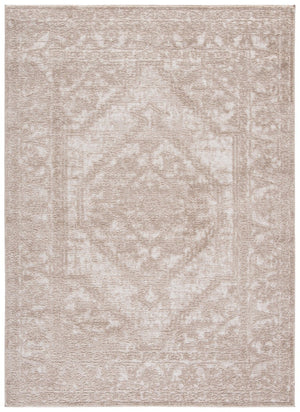 Safavieh Lunara Turkish Power Loomed Polyester Area Rug Neutral Ivory Soft Textured Living Room LUA316E-5