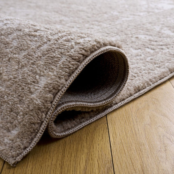 Safavieh Lunara Turkish Power Loomed Polyester Area Rug Neutral Ivory Soft Textured Living Room LUA316E-5