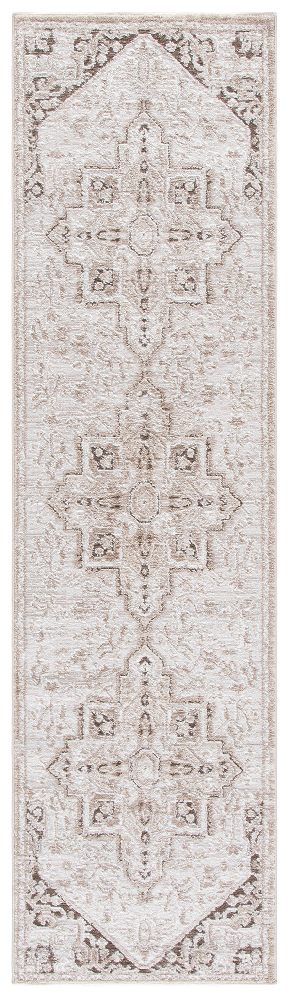 Safavieh Lunara Neutral Beige Ivory Square Rug — Low-Pile Durable Power-Loomed Design For Timeless Style And Easy Care 6'-7" x 6'-7" LUA318B-7SQ