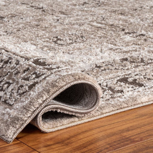 Safavieh Lunara Power Loomed Polyester Area Rug Neutral Ivory Soft Pile Living Room Bedroom LUA318B-5