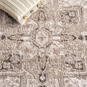 Safavieh Lunara Power Loomed Polyester Area Rug Neutral Ivory Soft Pile Living Room Bedroom LUA318B-5