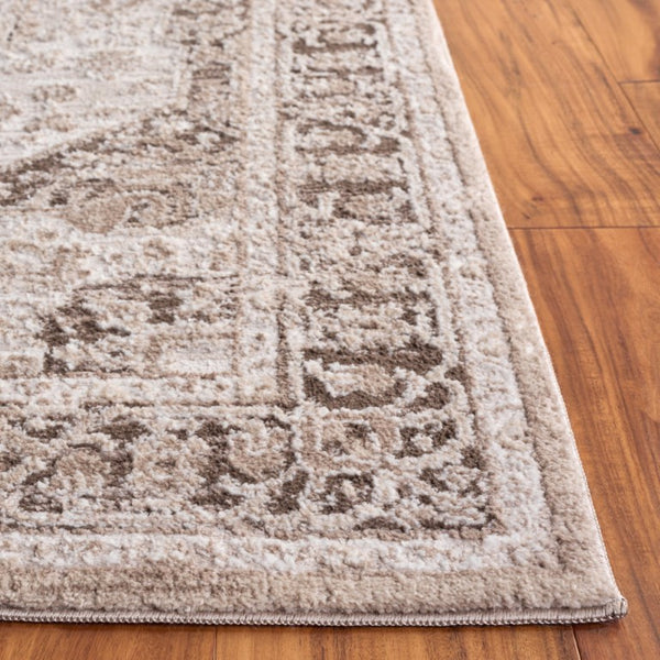 Safavieh Lunara Power Loomed Polyester Area Rug Neutral Ivory Soft Pile Living Room Bedroom LUA318B-5
