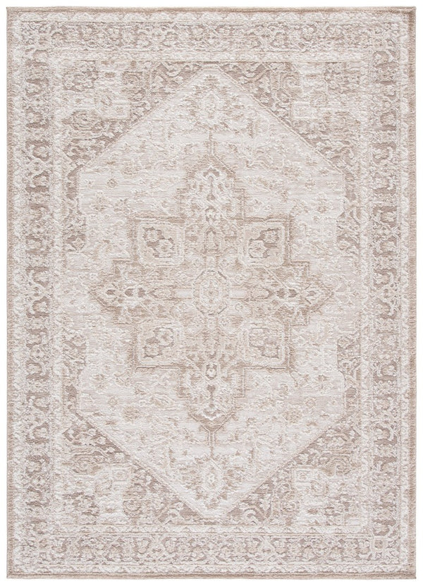 Safavieh Lunara Power Loomed Turkish Polyester Area Rug Plush Neutral Texture for Any Room LUA318E-5