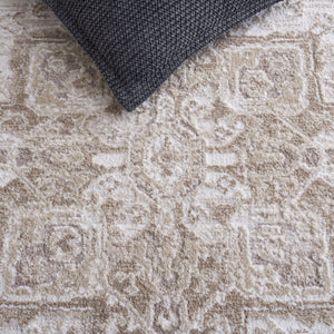 Safavieh Lunara Power Loomed Turkish Polyester Area Rug Plush Neutral Texture for Any Room LUA318E-5