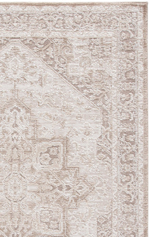 Safavieh Lunara Power Loomed Turkish Polyester Area Rug Plush Neutral Texture for Any Room LUA318E-5
