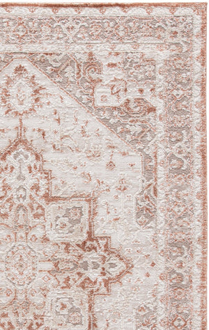 Safavieh Lunara Power Loomed Ivory Rust Traditional Area Rug Turkey Woven Polyester Accent LUA318R-5