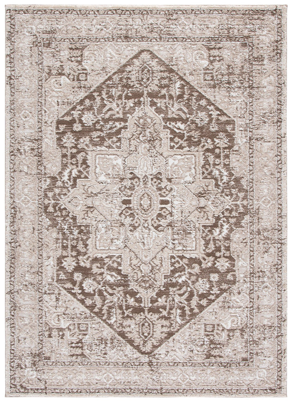 Safavieh Lunara Elegant Brown And Ivory Runner Rug With Low 1/2" Pile, Durable Power-Loomed Turkish Design 2'-2" x 8'-0" LUA318T-28