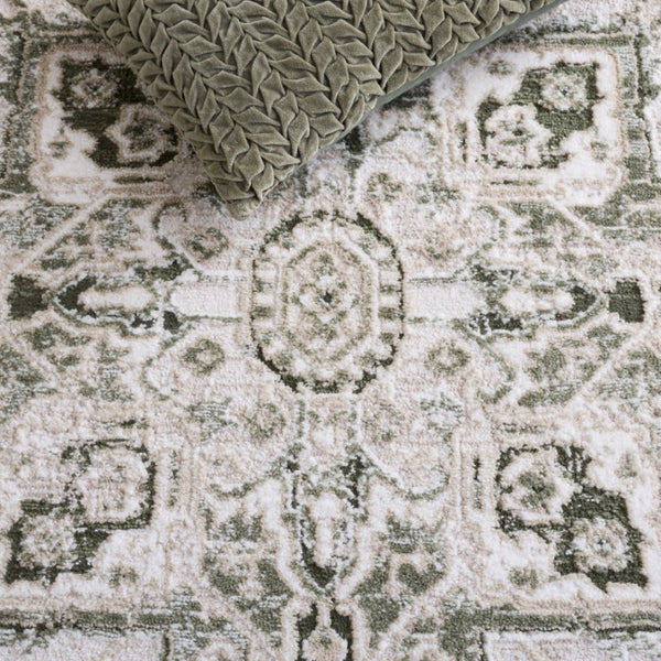 Safavieh Lunara Sage Green Ivory Polyester Area Rug Turkish Loomed Soft Traditional Living Room LUA318Y-9