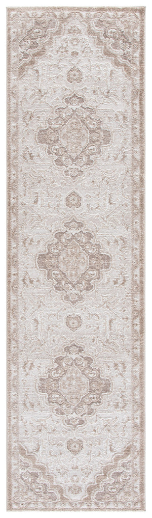 Safavieh Lunara Elegant Ivory Beige Runner Rug — Power-Loomed In Turkey, Low-Profile Durable Polyester For Hallways 2'-2" x 8'-0" LUA320A-28