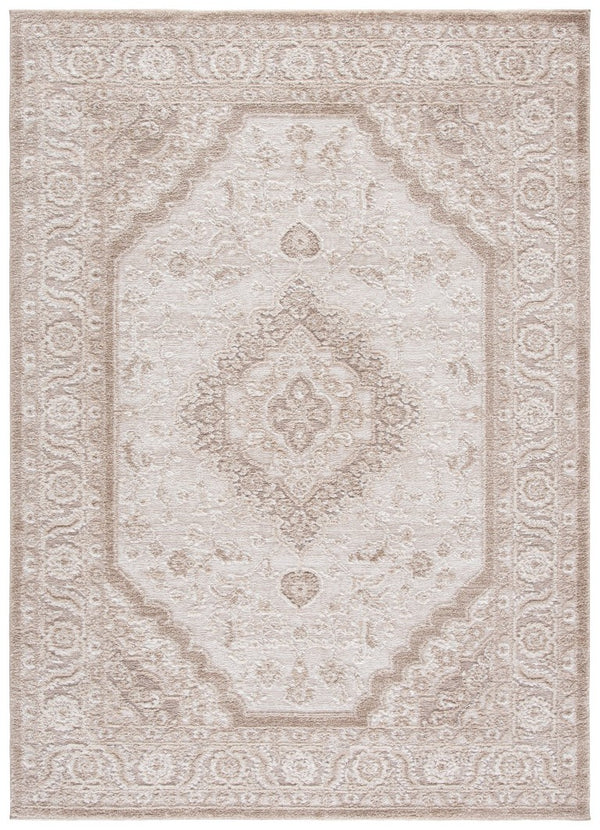 Safavieh Lunara Power-Loomed Polyester Area Rug Neutral Ivory Beige Soft Pile Living Room LUA320A-5