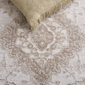 Safavieh Lunara Power-Loomed Polyester Area Rug Neutral Ivory Beige Soft Pile Living Room LUA320A-5