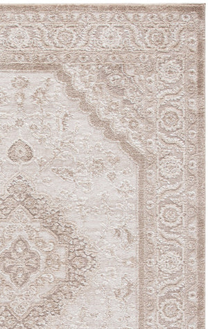 Safavieh Lunara Power-Loomed Polyester Area Rug Neutral Ivory Beige Soft Pile Living Room LUA320A-5