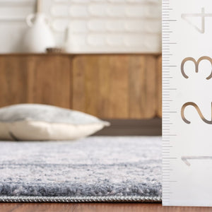 Safavieh Lunara Traditional Power Loomed Polyester Area Rug Ivory Blue Plush Living Room LUA320L-5