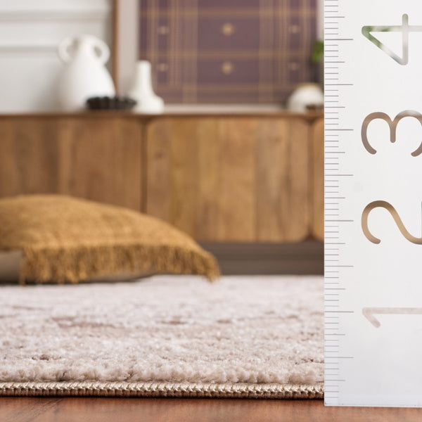 Safavieh Lunara Power Loomed Polyester Rug Solid Neutral Tones for Transitional Living Spaces LUA320T-4