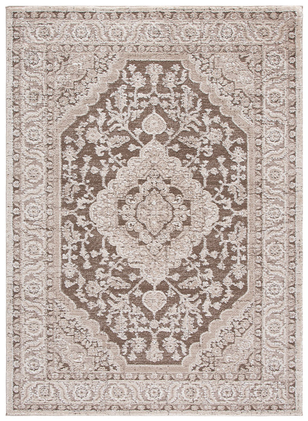 Safavieh Lunara Elegant Runner In Warm Brown And Beige Tones, Low-Profile Durable Turkish Power-Loomed Rug For High-Traffic Areas 2'-2" x 8'-0" LUA320T-28