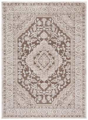 Safavieh Lunara Power Loomed Polyester Area Rug Turkish Woven Neutral Tones for Living Rooms LUA320T-5