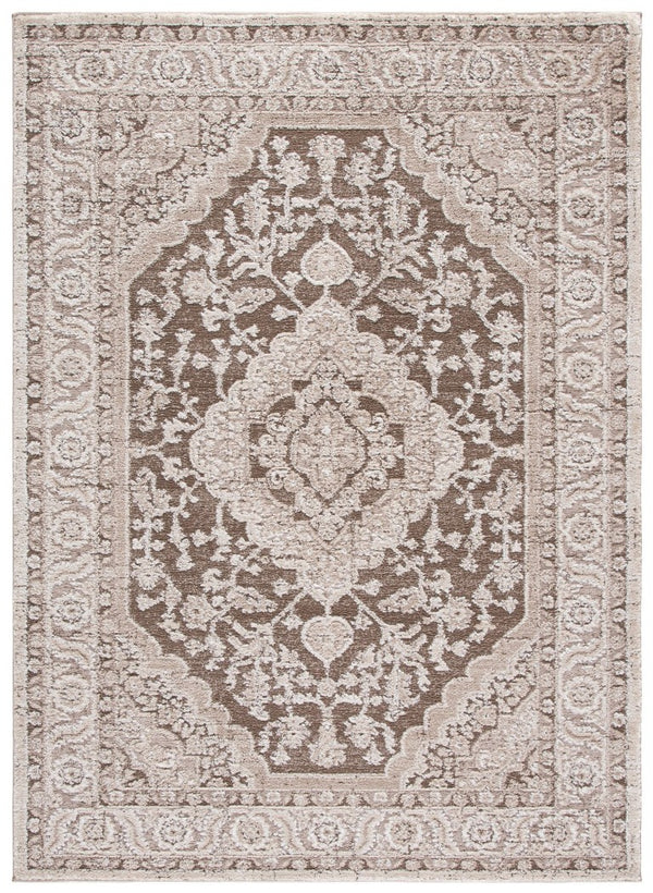 Safavieh Lunara Power Loomed Polyester Area Rug Turkish Woven Neutral Tones for Living Rooms LUA320T-5