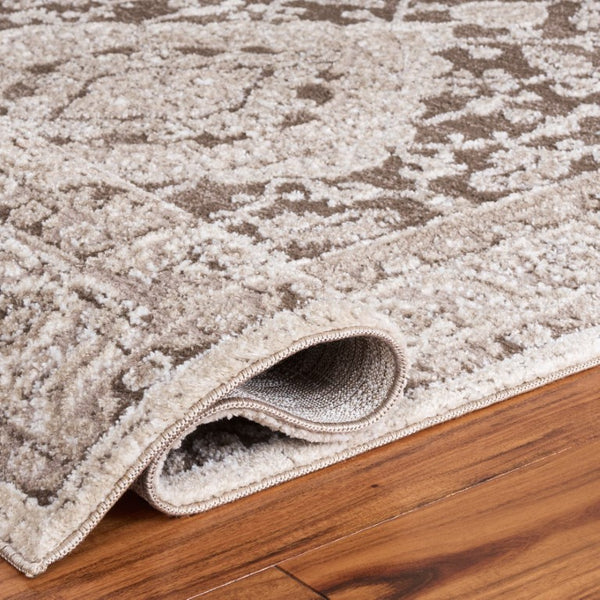 Safavieh Lunara Power Loomed Polyester Area Rug Turkish Woven Neutral Tones for Living Rooms LUA320T-5