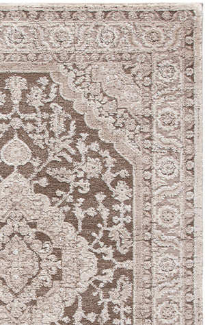 Safavieh Lunara Power Loomed Polyester Area Rug Turkish Woven Neutral Tones for Living Rooms LUA320T-5