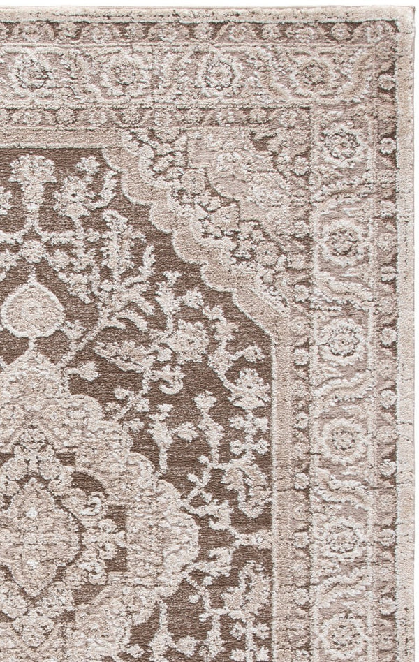 Safavieh Lunara Power Loomed Polyester Area Rug Turkish Woven Neutral Tones for Living Rooms LUA320T-5