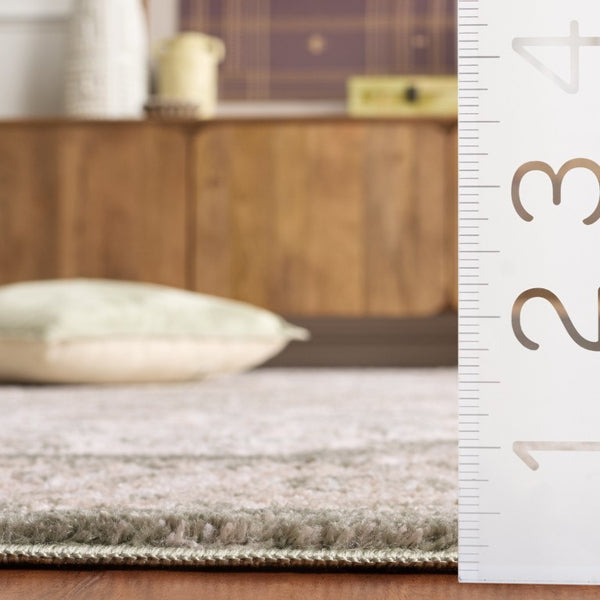 Safavieh Lunara Solid Ivory Polyester Area Rug Power Loomed for Living Room Warmth LUA320W-9