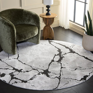 Safavieh Lunara Power Loomed Hallway Runner Polyester Jute Blend Contemporary Indoor Rug 6'-7" x 6'-7" - Round LUA322H-7R
