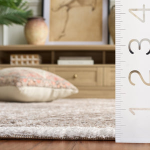 Safavieh Lunara Traditional Hallway Runner Polyester Jute Blend Low Pile Neutral Beige Rug 5'-3" x 7'-6" LUA326T-5