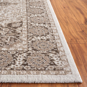Safavieh Lunara Traditional Hallway Runner Polyester Jute Blend Low Pile Neutral Beige Rug 9'-0" x 12'-0" LUA326T-9