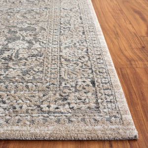 Safavieh Lunara Power-Loomed Traditional Runner Rug in Neutral Polyester Jute Blend for Hallways 2'-2" x 8'-0" LUA328F-28