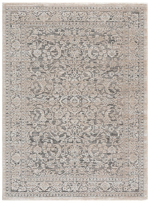 Safavieh Lunara Power-Loomed Traditional Runner Rug in Neutral Polyester Jute Blend for Hallways 5'-3" x 7'-6" LUA328F-5
