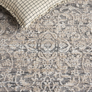 Safavieh Lunara Power-Loomed Traditional Runner Rug in Neutral Polyester Jute Blend for Hallways 5'-3" x 7'-6" LUA328F-5
