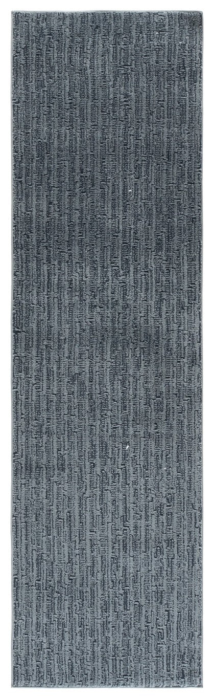 Safavieh Lunara Solid Blue Power Loomed Runner Rug for Hallways Entryways and Narrow Spaces 2'-2" x 8'-0" LUA330M-28