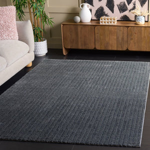 Safavieh Lunara Solid Blue Power Loomed Runner Rug for Hallways Entryways and Narrow Spaces 5'-3" x 7'-6" LUA330M-5