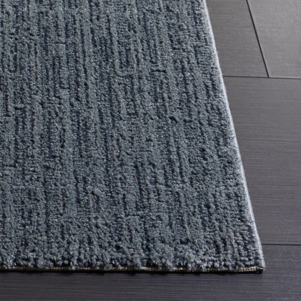 Safavieh Lunara Solid Blue Power Loomed Runner Rug for Hallways Entryways and Narrow Spaces 9'-0" x 12'-0" LUA330M-9