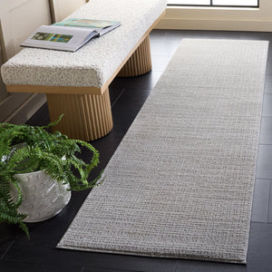 Safavieh Lunara Two-Tone Grey Runner Rug Low Pile Polyester Jute Blend for Modern Hallways 2'-2" x 8'-0" LUA332F-28