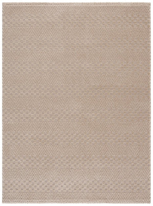 Safavieh Lunara Power Loomed Solid Neutral Runner Rug for Hallways and Minimalist Interiors Beige 5'-3" x 7'-6" LUA334B-5