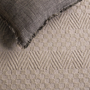 Safavieh Lunara Power Loomed Solid Neutral Runner Rug for Hallways and Minimalist Interiors Beige 5'-3" x 7'-6" LUA334B-5