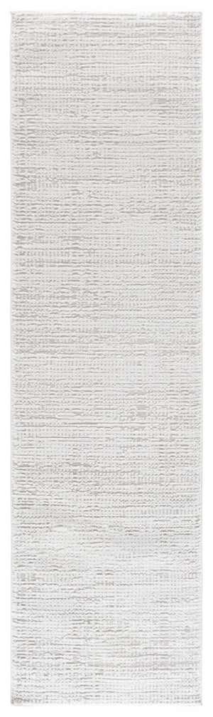 Safavieh Lunara Solid Ivory Hallway Runner Low Pile Polyester Jute Blend Turkey Woven Rug Off White 2'-2" x 8'-0" LUA336A-28