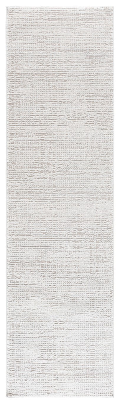 Safavieh Lunara Solid Ivory Hallway Runner Low Pile Polyester Jute Blend Turkey Woven Rug Off White 2'-2" x 8'-0" LUA336A-28